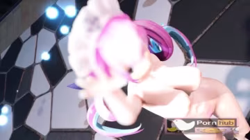 【MMD極致3D】海風蕩漾！Aqua女神騎士裝爆操實錄 騷穴狂插淫水噴射