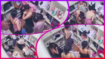 舞蹈培訓基地女更衣室盜攝合集