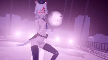 MMD巨乳騷穴清晨慾火難耐，扭腰擺臀騷浪叫，被猛干內射噴水