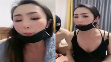 網襪苗條騷婦騎乘上位，被老公爆操肉穴狂抖求內射