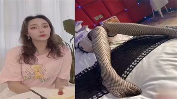百萬粉網紅小表妹色誘表哥，豪華浴缸鴛鴦浴，私密深處被狂操出水！