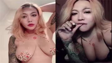 狂野紋身極品女模私拍流出，無毛粉逼紫薇吹簫超級騷..-xj