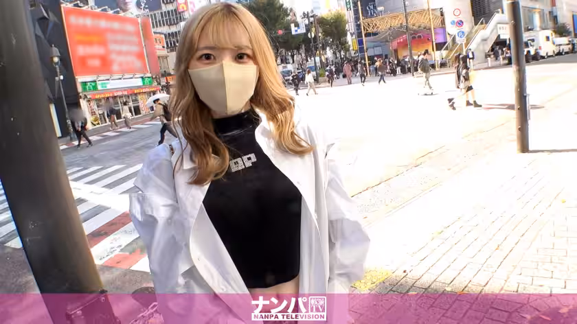 200GANA-2820 マジ軟派、初撮。 1896 渋谷で買い物中の金髪美少女をナンパ→AV撮影交渉！『彼氏に