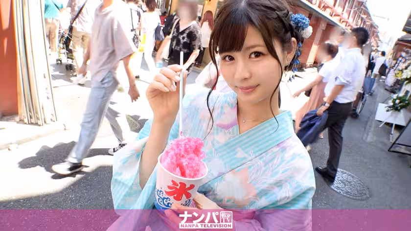 200GANA-2789 マジ軟派、初撮。 1849 【高校教師の休日】淺草で見つけた浴衣女子をナンパ！はだけさ