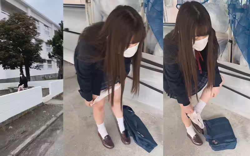 【有碼】FC2-1859039 （個）巨乳3 野外でパンツ脫がせてノーパン