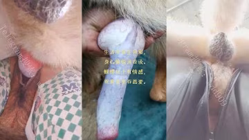喜歡人狗雙棒夾擊的老婆老公喜歡和狗3p老婆