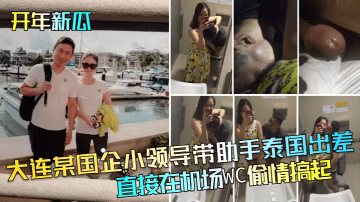 國企小領導泰國出差機場廁所猛乾女助手 偷情內射