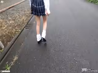 完全露臉縣立普通科K③超肌肉派麵包⑥超迷你斯卡麵包在人行道+小區+公園露出中露出後再注入清掃口交-cd1