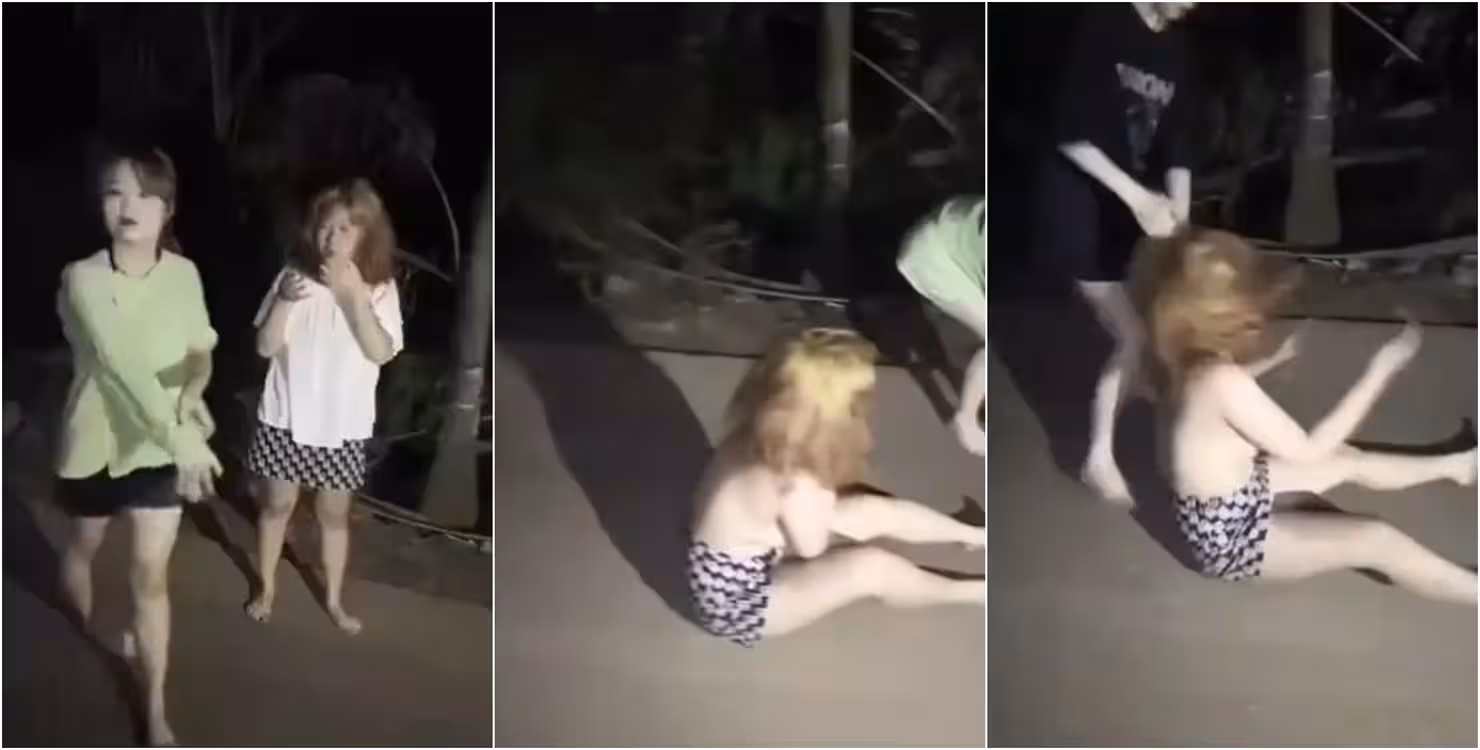女孩戶外遭同學扒光衣服霸凌