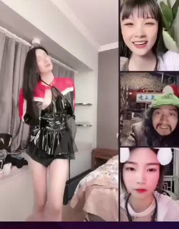 小冪冪熱舞走光露點