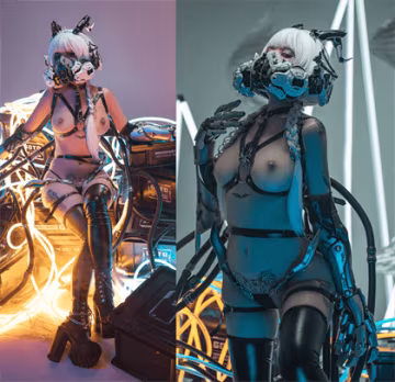 爆机少女喵小吉-超梦赛博朋克V3