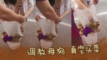 调教母狗 真空买菜