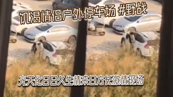 饑渴情侶戶外停車場野戰光天化日日久生情來日方長激情現場被網友偷拍發到網上