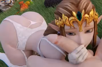 【3D】清純白嫩精靈口活真好