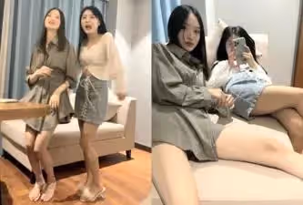 女神与极品骚闺蜜上演4P淫乱盛宴，难得一见必看佳作！
