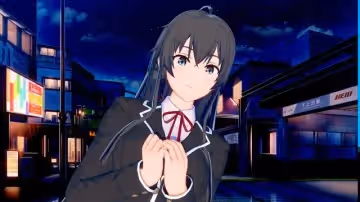 【3D】熱情女學生雪野中浪漫性愛