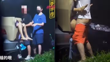 外站大神三更半夜系列滿足變態老公的要求將老婆裝箱子裡野外放置邀請路人隨便玩.