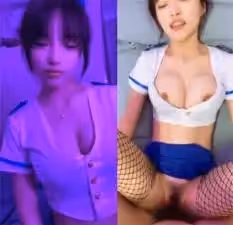 小空姐與自己男友的兄弟搞上了還大方對著鏡子錄影.