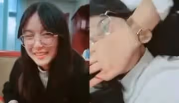 超萌超可愛的小美女早上還沒睡醒就被搞起來吃雞巴.