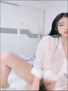 顏值美女性感漁網襪皮膚白褶