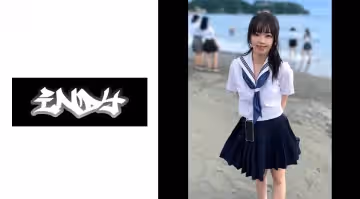 534CRT-024 K②【個人撮影】江ノ島の海で見つけたピンクの水玉水著ちゃん_最強のプリケツ美小女の生ハメ映像放出