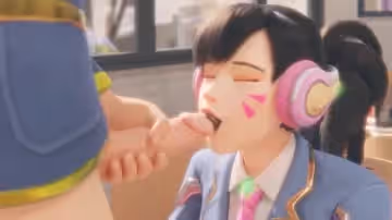 【3D】 學校女孩幫我口交手淫和肛門硬性交