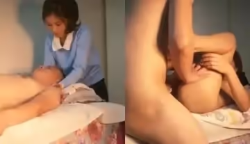 苗條巨乳女技師按摩變激戰 按摩床上被客人瘋狂狂操