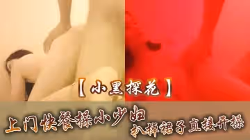 小黑探花上門快餐操小少婦扒掉裙子直接開操扶著屁股後入撞擊搞完速度走人