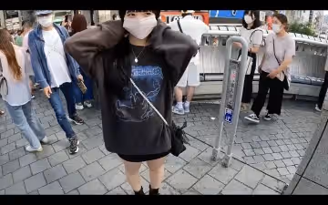 【恭喜阪神虎！】由奈在大阪約會人生第2次的h也3p ？！-cd2