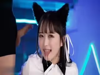 cospuri新手全網首秀！制服免女郎深喉口爆！口吞濃精