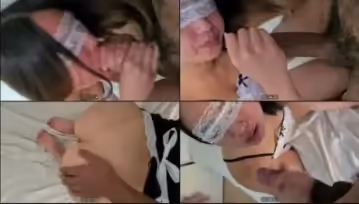 綠帽老公主動獻妻 騷貨女僕裝媚黑求肏 尼哥巨根爆菊無套內射 後入懟操淫水四濺 欲仙欲死調教實錄