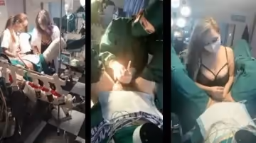 深圳長海男科爆乳美艷醫師診療室調教 強制高潮 肛交開發 騎乘位實戰中出親自示範