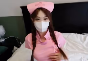 糖心Vlog.性感白絲護士性愛治療-牛奶泡芙