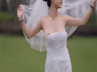 婚紗照拍攝精彩瞬間 新娘激情露點·