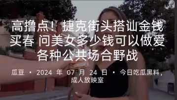 高擼點捷克街頭搭訕金錢買春問美女多少錢可以做愛各種公共場合野戰
