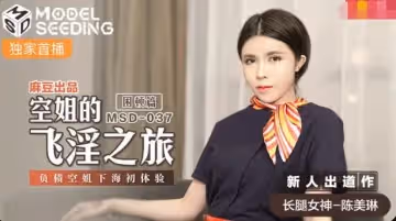 麻豆傳媒映畫MSD-037.陳美琳.空姐的飛淫之旅.負債空姐下海初體驗