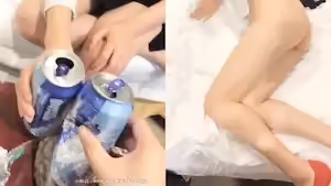 真實灌醉迷人的小姐姐小騷貨迷迷糊糊中被無套，性慾被燃起變得主動