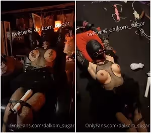 高能預警！韓國身材超好的TS人妖最新調教虐待視頻！