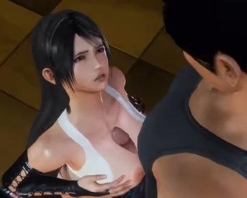 【3D】蒂法齊P小短裙乳交和口交