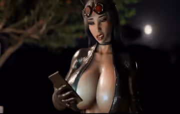 【3D】瑟莉娜被馬的巨屌抽插