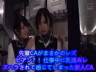 [4K]DANDY-873先輩CAがまさかのレズビアン？！仕事中に乳揉みレズハラされて感じてしまった新人CA第02集