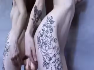 夢想青少年美麗地亂搞自己在鏡子