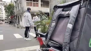 ED Mosaic 女友負氣出走在路邊隨便抓男大生回飯店愛愛❤️不料男友突然回來了!