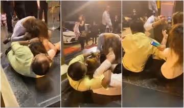 小三與原配當街互撕的!