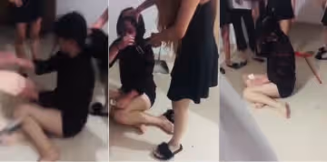 清純學生妹被暴打的!