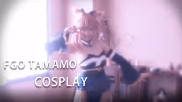 FGO TAMAMO COSPLAY 看看多麼淫蕩的女子主動求我填滿她的肉穴