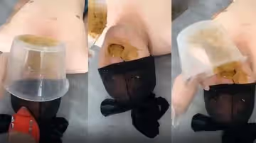 【綁著貞操鎖也興奮】被逼著吃屎
