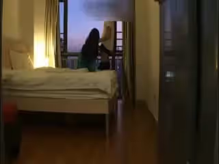 夜店搭訕極品外圍女帶回高級寓所