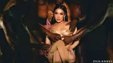 一女大戰五個黑人雞巴