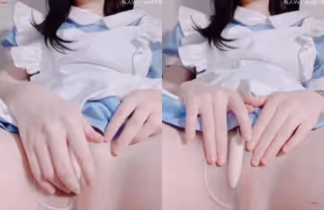 里有-藍白女僕裝V2